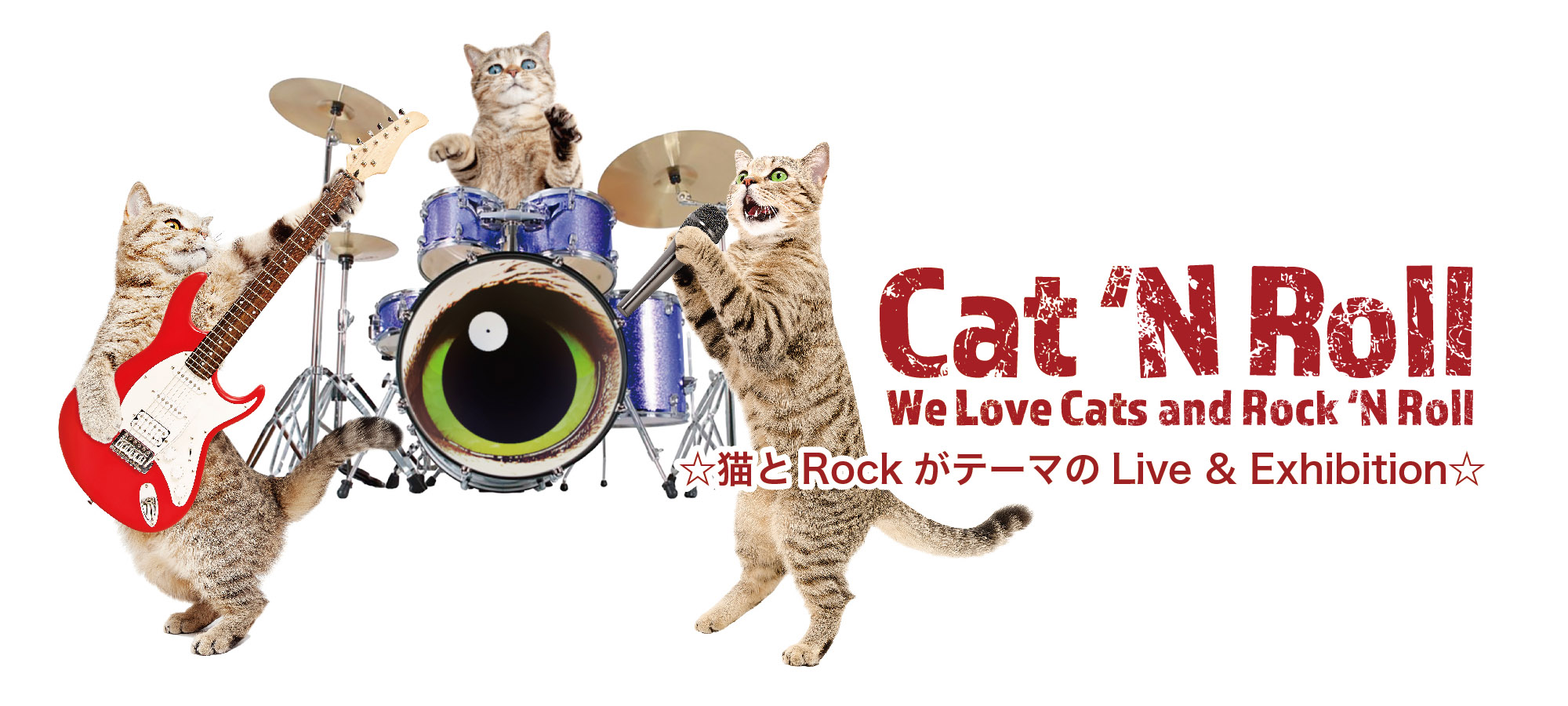 Cat 'N Roll ☆猫とROCKをテーマに Live & Exhibition を開催☆